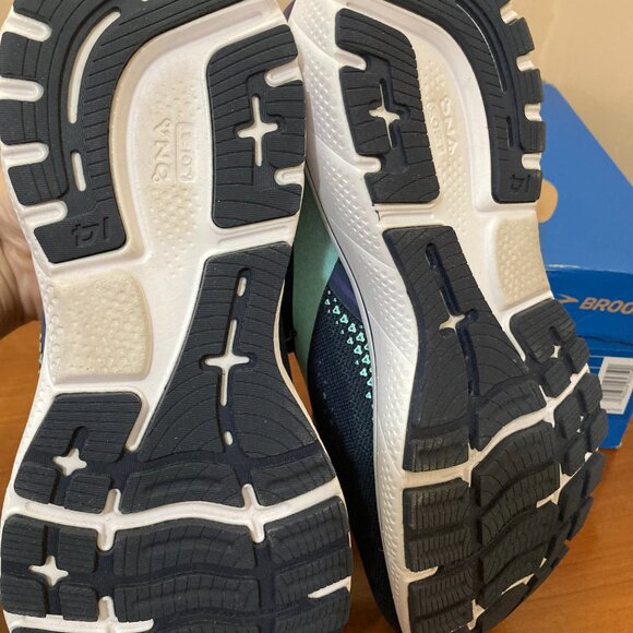 Brooks Ghost Sneakers Size 8 Wide D Blue - Picture 7 of 7